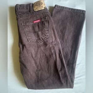 Dickies Brown Straight Leg Jeans
